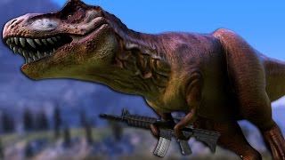 MACHINE GUN T-REX!? - Ultimate Epic Battle Simulator screenshot 5