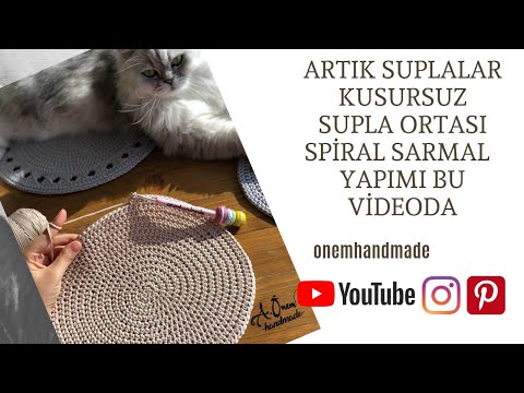 Artık Suplalar Kusursuz Supla Ortası Spiral Sarmal  Yapımı Tüm Detaylarıyla Bu Videoda