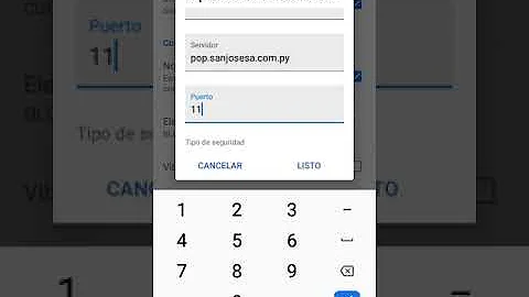 Qual é o servidor de entrada do Gmail?