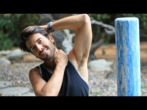 Best Foam Roller Routine For Neck, Upper Back, and Shoulder Pain & Relieve Tension | Yoga Dose