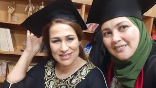 بعد انقطاع 18سنة خديت باكالوريا احتفال مع الفنانة نزهة الشعباوي عند استاذ الناصيري في مدرسة اسبارطة