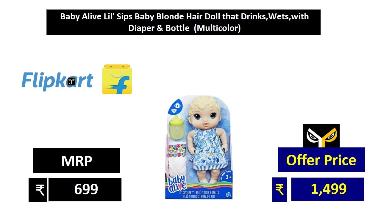 baby alive lil sips baby blonde