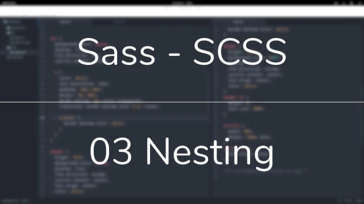 Nesting selectors in Sass for more intuitive code