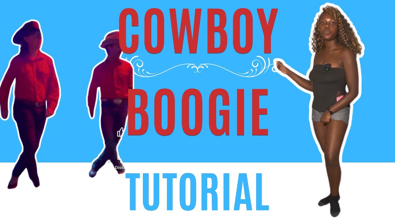 Cowboy Boogie Line Dance* EASY DANCE TUTORIAL (beginner friendly)
