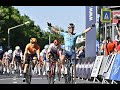 Cycling  tour de hongrie 2024  mark cavendish wins stage 2 sam welsford stopped by groenewegen 