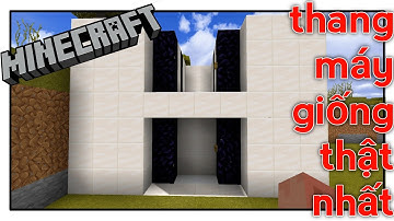 Minecraft - thang máy minecraft 2 tầng thật nhất (#6) Minecraft pocket edition /Minecraft pc