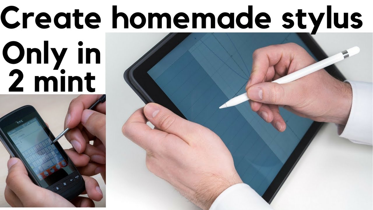 How To Make Homemade Stylus Touch Pen For Your Tablet Or