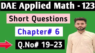 Math 123 Chapter 6 || Vectors and Scalars || Short Questions 19–23 || Easy Method in Urdu.