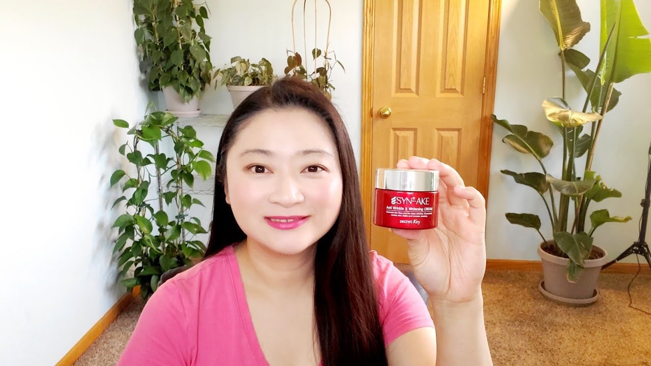 Secret Key SYN-AKE Anti Wrinkle & Whitening Cream Review | Korean