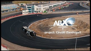 Asphalt And Concrete Cutting At An F1 Race Track Circuit Zandvoort - Abx Zaagmij