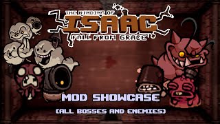 New Floor Boiler New Bosses And Enemies - Fall From Grace Full Mod Showcase Tboi Repentance