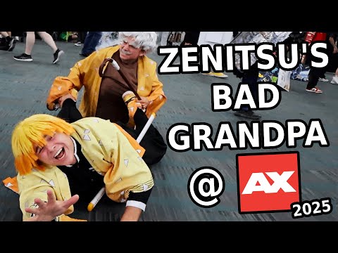Zenitsu's Bad Grandpa || Anime Expo 2025 || Demon Slayer IRL Skit