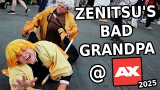 Zenitsus Bad Grandpa Anime Expo 2025 Demon Slayer Irl Skit