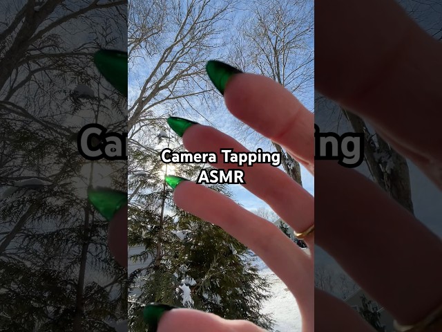 Winter wonderland tapping! #asmr #cameratapping #asmrtapping #asmrtriggers #asmrsounds