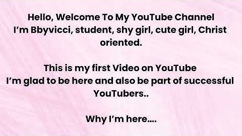 This is my introduction as a new YouTuber. Welcome to My Channel❤️🌸🫧 Your Relationship Coach