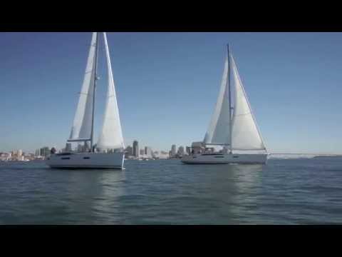 Jeanneau yachts under sail in San Diego, California By: Ian Van Tuyl Yacht Broker