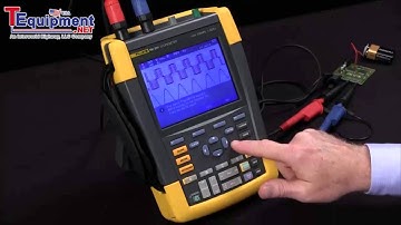 How To Use The Recording Function On The Fluke Scopemeter