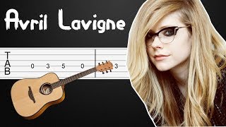 Complicated - avril lavigne guitar tabs, tutorial, lesson