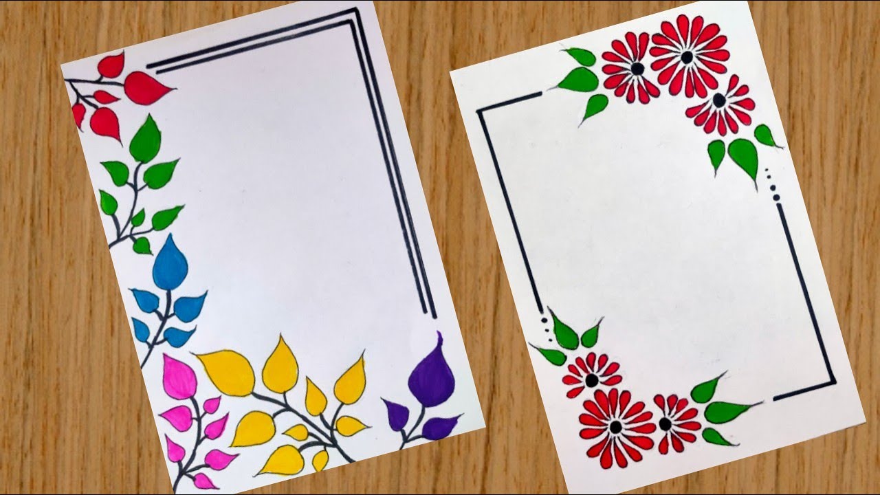 border designs for assignment sheets