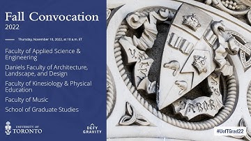 SGS; Engineering; Architecture; Kinesiology & Physical Education; Music Fall 2022 Convocation
