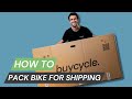 How to pack a bike for shipping  using buycycle shipping material