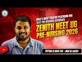 🔥 Motion in Straight Line (Lec-04) | ZENITH NEET UG Pre-Nursing 2026 | Complete Physics Concepts