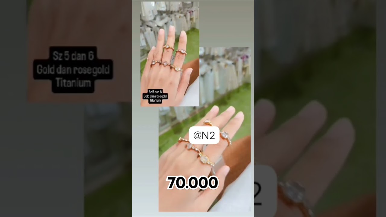 Tangan kurus pakai cincin uk 5 ini 