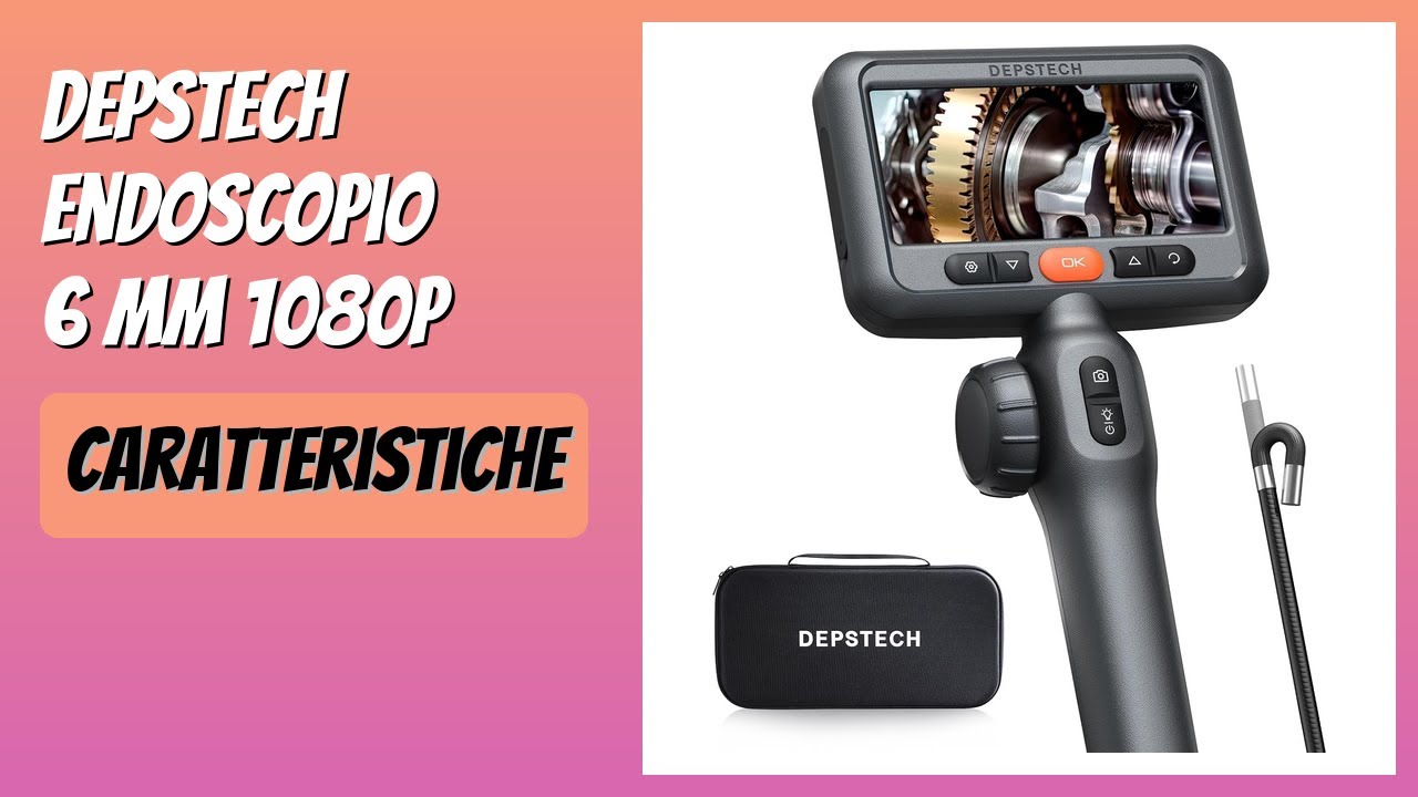 RECENSIONE (2025) : DEPSTECH Endoscopio 6 mm 1080P. DETTAGLI - YouTube