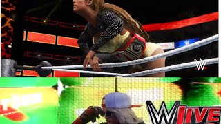 WWE 2k20 Raw live event Carmella vs Toni Storm Raw women’s universal championship