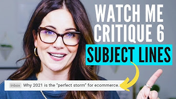 Copywriting Exercise & Critique: How To Write Better Subject Lines