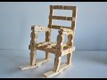 How to Make a Wood Rocking Chair with Clothespins Tutorial