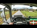 POV Driving Volvo fh13 500- 🇪🇸 Pais Vasco  Ugao Miraballes to Artziniega,cockpit view 4K