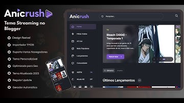 Tema Responsivo para Site de Animes no Blogger com Gerador de Postagens Automáticas! 🚀