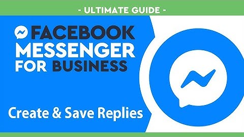 How to Create and Save Reply in Facebook Page Message | Save Replies for Facebook Page Messenger