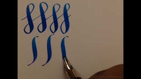 Waterman 94 Music Nib In Action