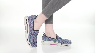 Skechers Performance Go Walk Arch Fit Multicolored Knit Sku 9802020