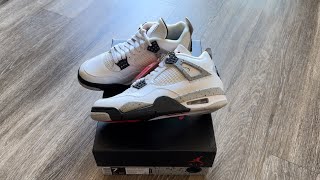 Air Jordan Retro 4 OG 'White Cement' 2016 GodKiller