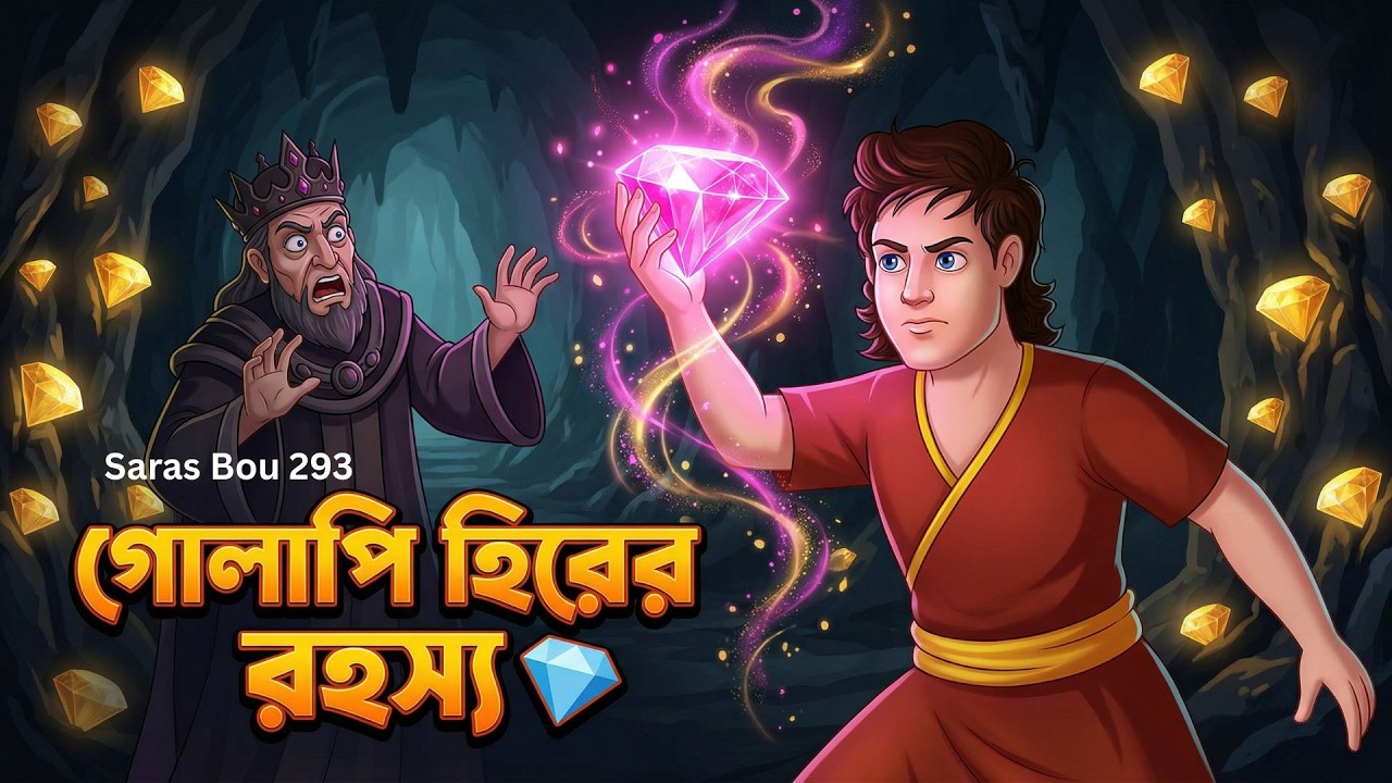 Saras Bou 293 | হিরের লোভে রাজা পাথর হয়ে গেল! 😨 | Animate Me Bangla Cartoon