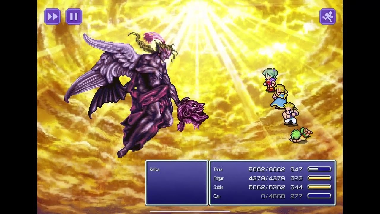 Final Fantasy VI Pixel Remaster - Kefka's Tower Part 2 [Ending