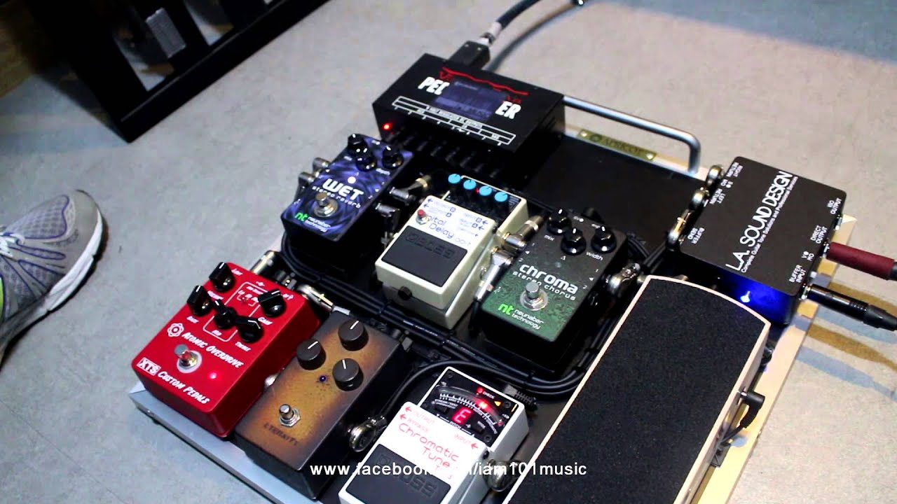 [IamMuician] Park Sangsik's Pedalboard 기타리스트 박상식님의 세컨보드 YouTube