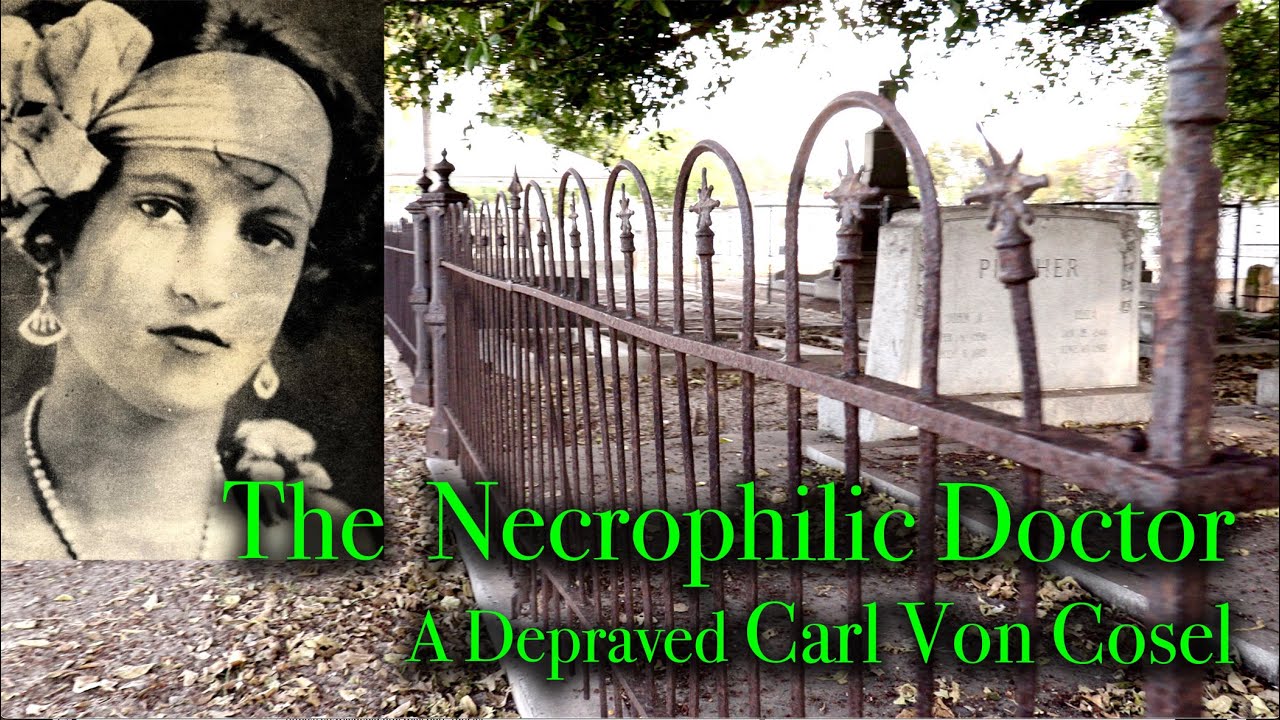 The Mad Dr. Von Cosel TAKES HER CORPSE HOME, and Lives with Her for 7 Years. At Key West Cemetery.