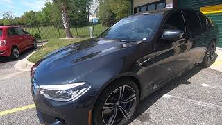 2019 BMW M5 Llumar Formula One Pinnacle Window Tint, 100% Tint: Window Tinting Jacksonville