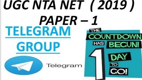 ugc nta net paper 1 Group june 2019