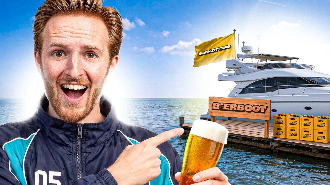 BANKZITTERS OVERLEVEN OP EEN BIERBOOT