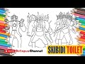 How to Color The Upgraded Titan Cameraman Boss - Skibidi Toilet Evolution | Octopus Channel Coloring