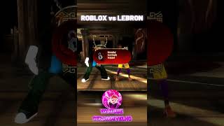 ROBLOX vs LEBRON JAMES WHO IS THE GOAT 🐐 #cercadevelho #roblox #lebron #foryou #shorts