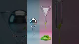 Hard vs Squishy! Oddly Satisfying 3d #3D #shorts #3danimation #jelly #asmr #blender3d #loop