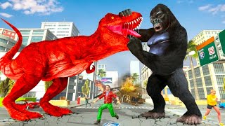 Gorilla City Rampage Game Angry Gorilla Dinosaur Monster Game #155 screenshot 3