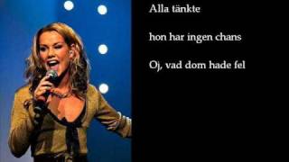 Miniatura de vídeo de "Linda Bengtzing - Han Är Min (+Lyrics)"