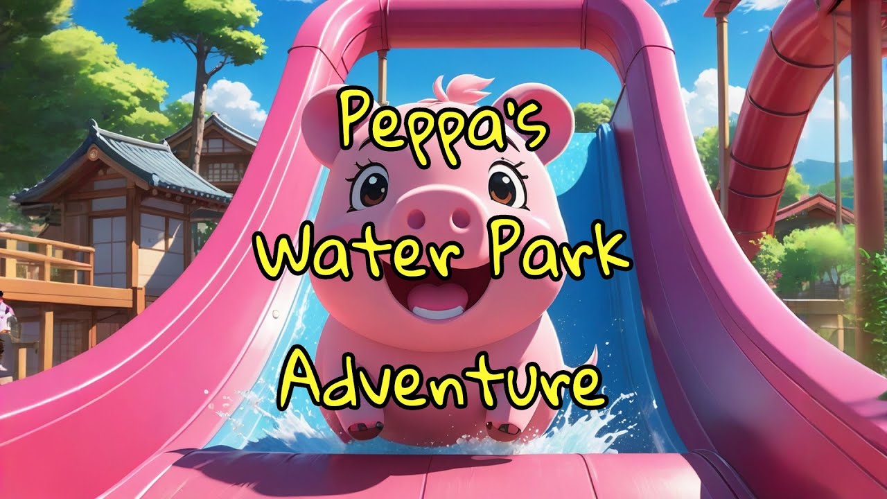 Peppa Pig's Colorful Water Park Adventure | A Day of Fun & Laughter